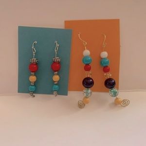 Handmade beaded earrings